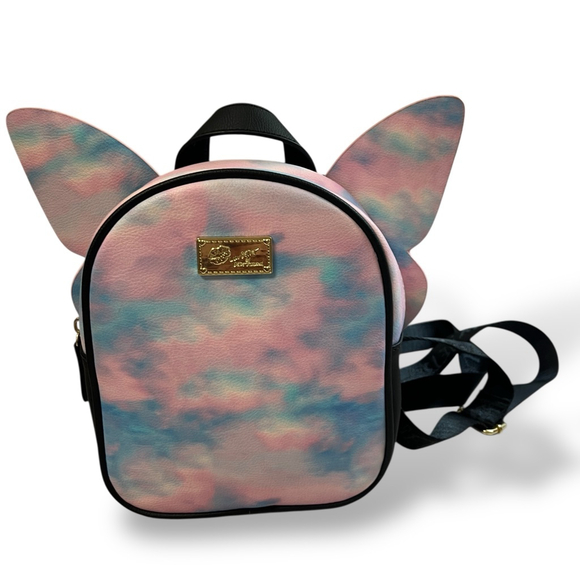 Betsey Johnson Handbags - Betsey Johnson Luv Betsey Butterfly Backpack Pastel Tie Dye Wings Mini Bag